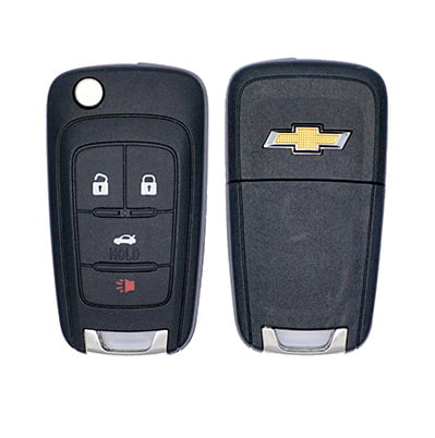 1 Replaceable keyless Entry Remote Key Control flip fit 2011-2016 Chevy Cruze 2010-2017 Chevy Equinox Camaro Malibu Replacement for FCCID OHT01060512 