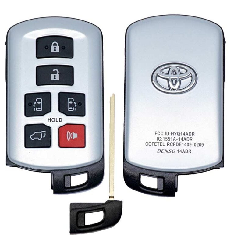 Reprogram Toyota Sienna Key Fob