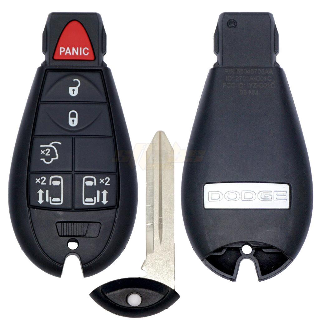 20082019 DODGE CARAVAN GRAND CARAVAN 6B FOBIK STYLE KEYLESS REMOTE