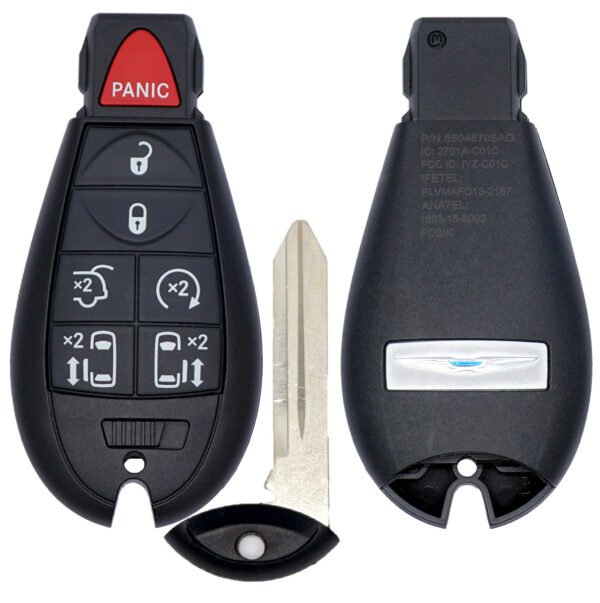 2008-2016 CHRYSLER TOWN & COUNTRY 7B FOBIK STYLE KEYLESS REMOTE FOB TRANSMITTER IYZ-C01C 68066873