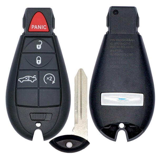 2008-2013 CHRYSLER 300 5B FOBIK STYLE KEYLESS REMOTE FOB TRANSMITTER IYZ-C01C 68058348