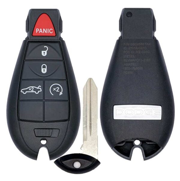 2008-2013 DODGE 5B FOBIK STYLE KEYLESS REMOTE FOB TRANSMITTER IYZ-C01C 05026887
