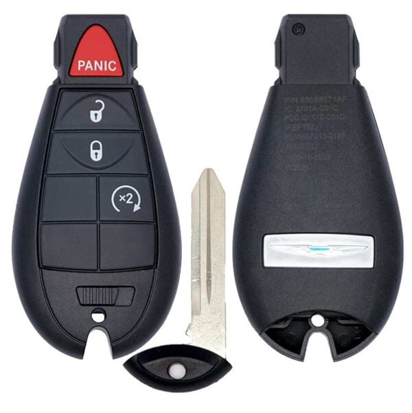 2008-2016 CHRYSLER TOWN & COUNTRY 4B FOBIK STYLE KEYLESS REMOTE FOB TRANSMITTER IYZ-C01C 68066871