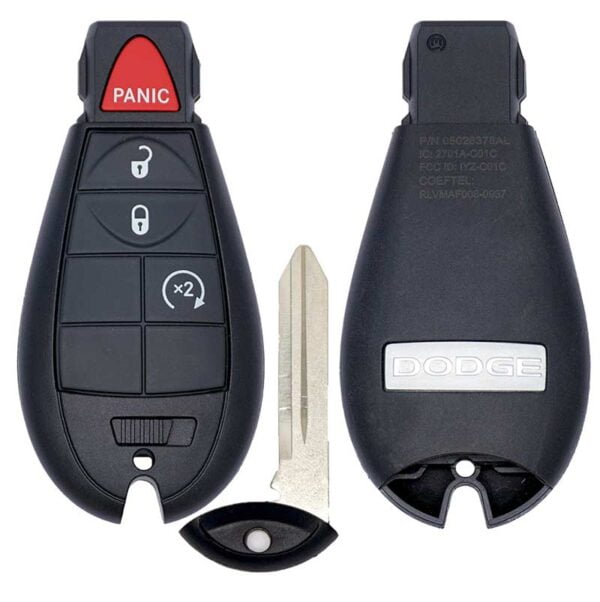 2008-2020 DODGE 4B FOBIK STYLE KEYLESS REMOTE FOB TRANSMITTER IYZ-C01C 05026378