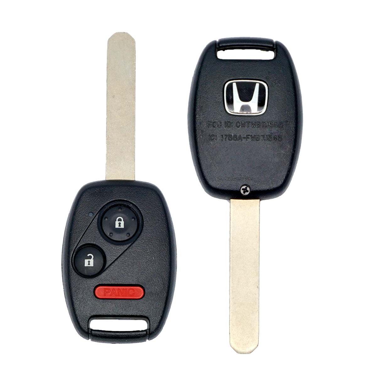 cciyu X 1 Flip Key Fob with Key Blade 3 buttons Replacement for 05 06 07 08 for H onda Pilot Series with FCC CWTWB1U545-2 