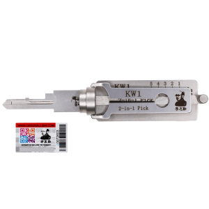 ORIGINAL LISHI KW1 2 IN 1 LOCKSMITH DECODER PICK TOOL