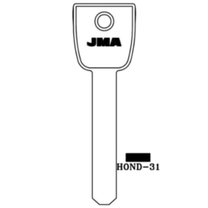 JMA HONDA HIGH SECURITY SERVICE KEY HO01-SVC PACK OF 5