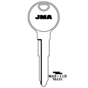 JMA MAZDA 10 CUT KEY BLANK MAZ-11D X249 MZ31 PACK OF 10