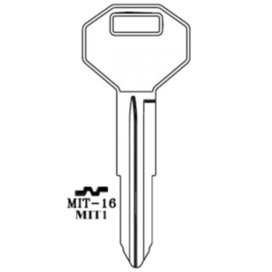JMA MITSUBISHI MIT1 / X176 BLANK KEY MIT-16E PACK OF 10