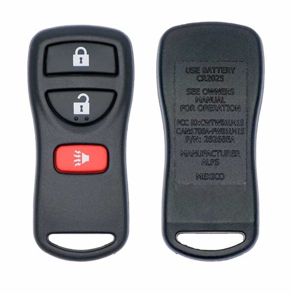 2005-2018 NISSAN 3B KEYLESS ENTRY REMOTE FOB TRANSMITTER CWTWB1U415