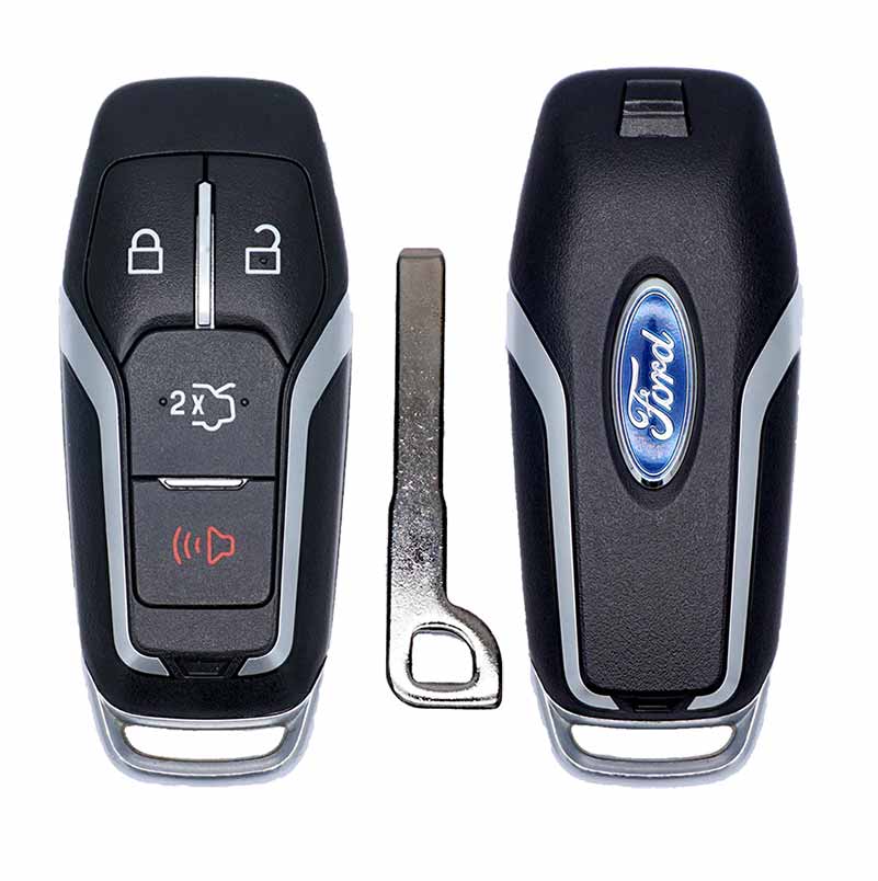 thumbnail image 2 of Genuine Ford OEM Smart Key Proximity Remote Fob – 17-22 Fusion, Edge, Mustang – 164-R8149, Uncut Blade Included 2 of 5