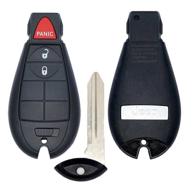 2008-2013 JEEP GRAND CHEROKEE COMMANDER 3B FOBIK STYLE KEYLESS REMOTE FOB IYZ-C01C