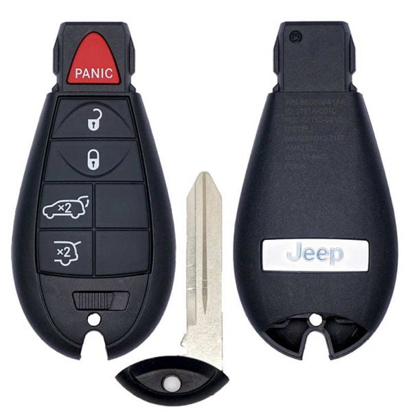 2008-2010 JEEP GRAND CHEROKEE COMMANDER 5B FOBIK STYLE KEYLESS REMOTE FOB IYZ-C01C