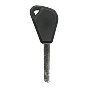20058 - SFFobs Inc. Car key with black plastic head and metal blade shown from side view on white background