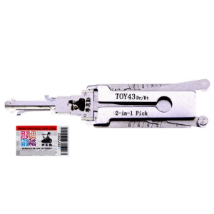 ORIGINAL LISHI TOY43 TR47 8 CUT 2 IN 1 LOCKSMITH IGNITION ONLY PICK TOOL