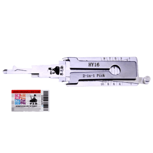 ORIGINAL LISHI HY16 2 IN 1 LOCKSMITH DOOR TRUNK PICK TOOL