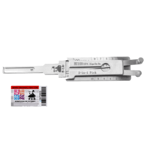 ORIGINAL LISHI HU100 GM 10 CUT 2 IN 1 LOCKSMITH IGNITION PICK TOOL