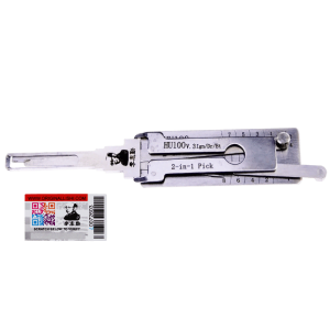 ORIGINAL LISHI HU100 B116 8 CUT 2 IN 1 LOCKSMITH IGNITION PICK TOOL