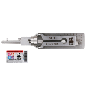 ORIGINAL LISHI SC1 2 IN 1 LOCKSMITH DECODER PICK TOOL