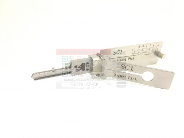 ORIGINAL LISHI SC1 2 IN 1 LOCKSMITH DECODER PICK TOOL - Image 2