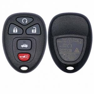 2006-2016 GM GMC CHEVROLET BUICK CADILLAC 5B KEYLESS ENTRY REMOTE FOB TRANSMITTER W/ REMOTE START OUC60221 / OUC60270
