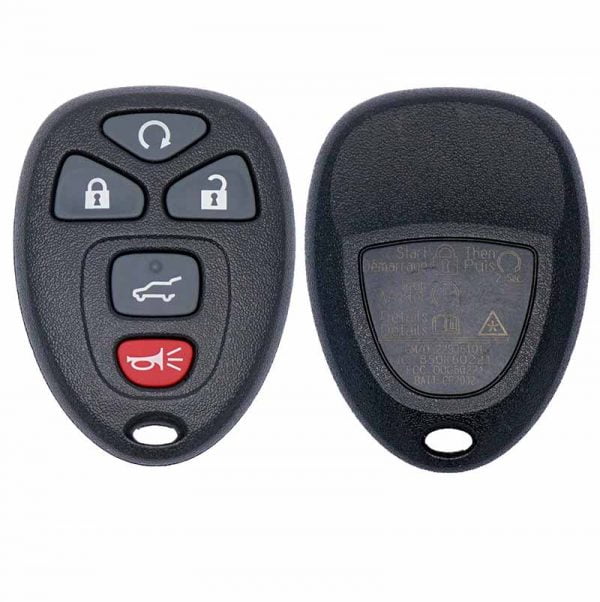 2007-2017 GM GMC CHEVROLET BUICK KEYLESS ENTRY REMOTE 5B REMOTE START & POWER HATCH OUC60221 / OUC60270