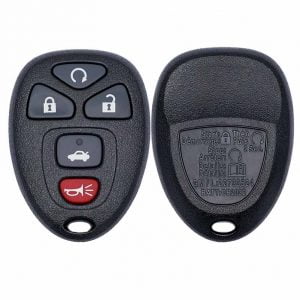 2004-2012 GM CHEVROLET PONTIAC BUICK 5B REMOTE START KEYLESS ENTRY REMOTE FOB KOBGT04A 22733524