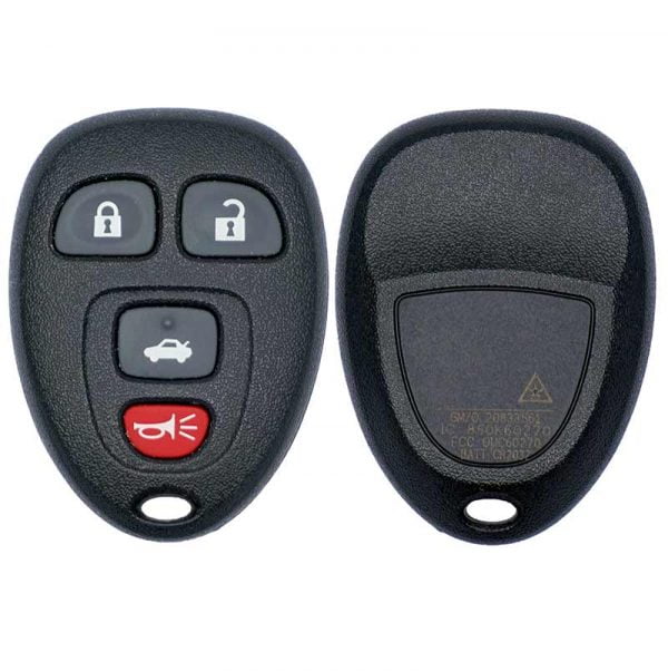 2006-2012 GM GMC CHEVROLET BUICK KEYLESS ENTRY REMOTE FOB 4B TRUNK OUC60221 / OUC60270