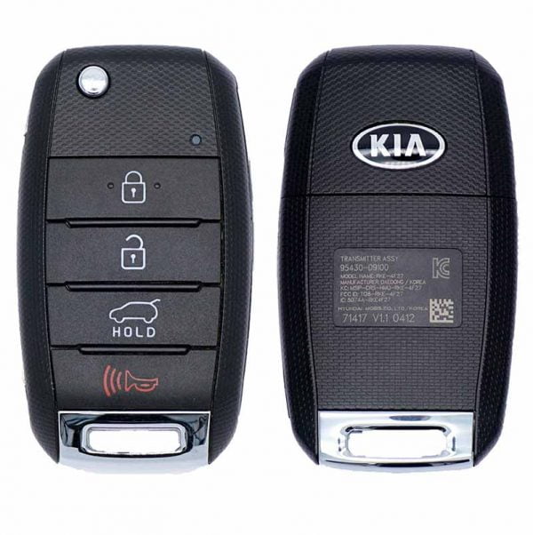 2016-2020 KIA SPORTAGE 4B FLIP STYLE KEYLESS REMOTE FOB TRANSMITTER TQ8-RKE-4F27 95430-D9100