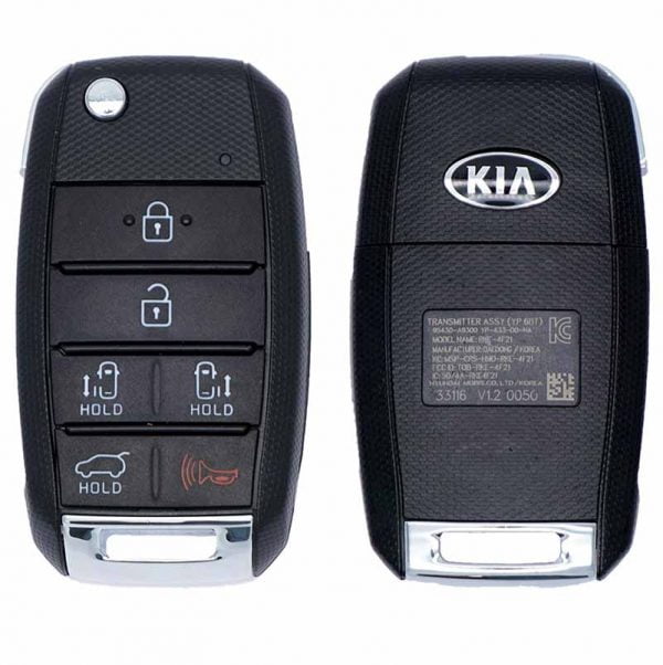 2015-2018 KIA SEDONA 6B FLIP STYLE KEYLESS REMOTE FOB TRANSMITTER TQ8-RKE-4F21 95430-A9300
