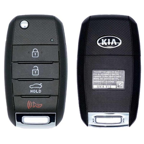 2014-2015 KIA OPTIMA 4B FLIP STYLE KEYLESS REMOTE FOB TRANSMITTER NYODD4TX1306-TFL