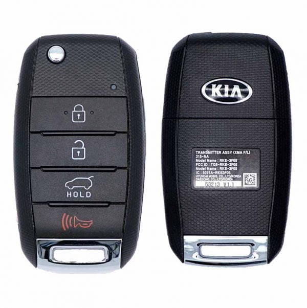 2013-2015 KIA SORENTO 4B FLIP STYLE KEYLESS REMOTE FOB TRANSMITTER TQ8-RKE-3F05 XMA F/L