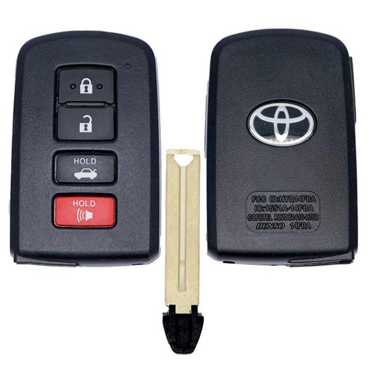 20112019 TOYOTA CAMRY COROLLA AVALON SMART KEYLESS PROXIMITY REMOTE FOB HYQ14FBA 8990406140