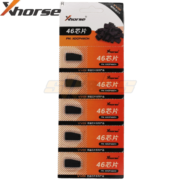 PACK OF 5 - X46 CLONING CHIP FOR THE VVDI KEY TOOL - FOR CLONING PHILIPS46 CHIP-