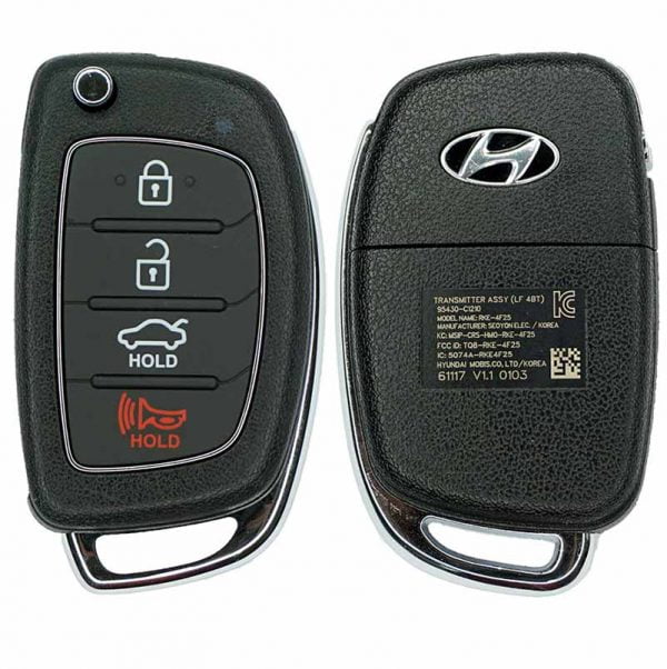 2017-2020 HYUNDAI SONATA 4B FLIP STYLE KEYLESS REMOTE FOB TRANSMITTER TQ8-RKE-4F25 95430-C1210