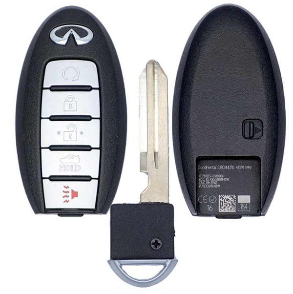 2016-2020 INFINITI Q50 Q60 5B SMART KEYLESS PROXIMITY REMOTE FOB TRANSMITTER 285E3-4HK0A S180144210