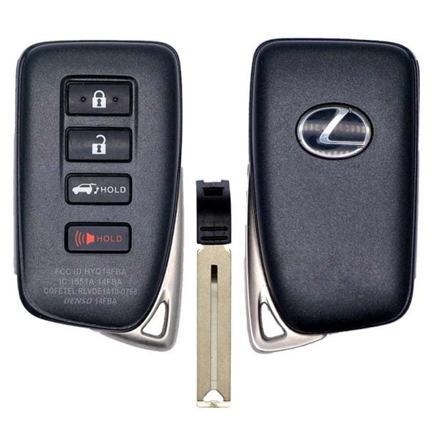 2015-2019 LEXUS NX300 NX300H NX200T 4B SMART KEYLESS PROXIMITY REMOTE HYQ14FBA 89904-78670 AG BOARD
