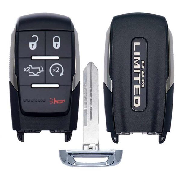 2019-2024 RAM LIMITED SMART KEY 5B PROXIMITY REMOTE FOB TRANSMITTER FOB GQ4-76T 68375457