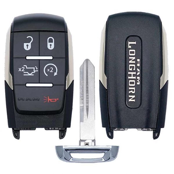 2019-2024 RAM LONGHORN SMART KEY 5B PROXIMITY REMOTE FOB TRANSMITTER FOB GQ4-76T 68375456