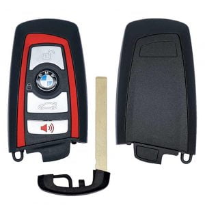 2009-2014 BMW 7-SERIES 4B SMART KEYLESS PROXIMITY REMOTE FOB TRANSMITTER YGOHUF5767 (RED)