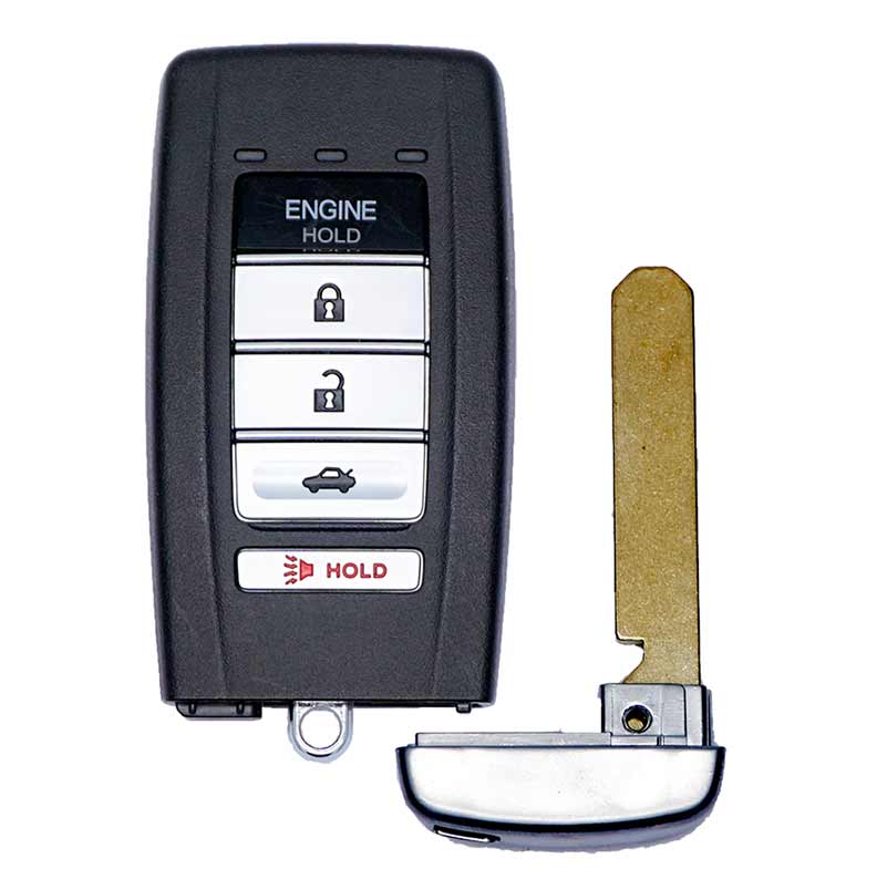 thumbnail image 2 of OEM Acura ILX/RLX/TLX Smart Keyless Proximity Remote Fob – KR5V1X #2 – Fully Tested, New Uncut Emergency Key 2 of 5