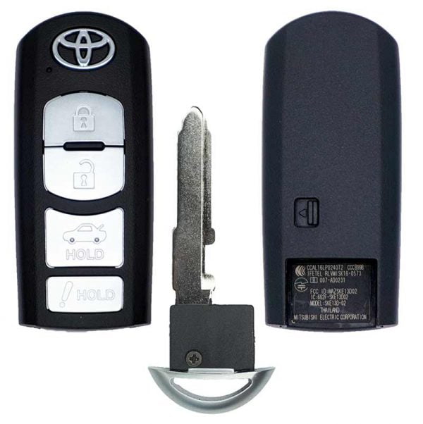 2016-2020 TOYOTA SCION YARIS iA 4B SMART KEYLESS PROXIMITY REMOTE TRANSMITTER WAZSKE13D02
