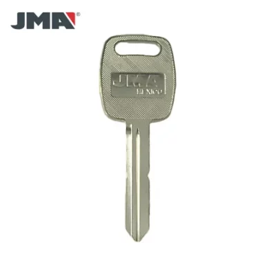 Metal key with a rectangular head and a hole, featuring a JMA watermark in the top-left corner.