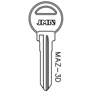 JMA MAZDA MZ13 / X131 / X207 KEY BLANK MAZ-3D PACK OF 10