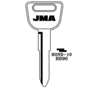 JMA HONDA ACURA KEY BLANK HD90 HD92 HD101 X181 X183 X208 PACK OF 10