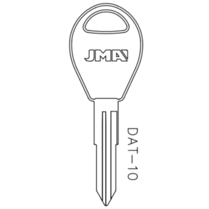 JMA NISSAN DA38 / X243 KEY BLANK DAT-10 PACK OF 10