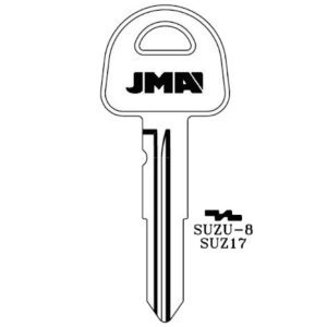 JMA SUZUKI SUZ17 / X180 / X186 KEY BLANK SUZU-8 PACK OF 10
