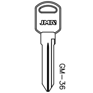 JMA GM B92 / P1109 KEY BLANK GM-36 PACK OF 10
