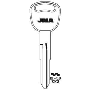 JMA KIA X253 KK3 KEY BLANK KI-3D PACK OF 10