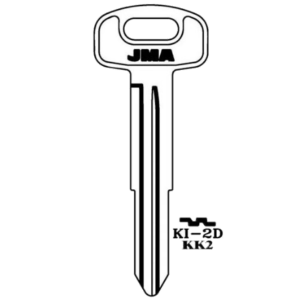 JMA KIA 8 CUT KEY BLANK KI-2D KK2 PACK OF 10